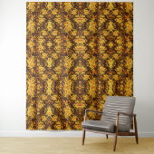 Schöne, Vintage Rosenblüten Wandteppich (Beispiel)