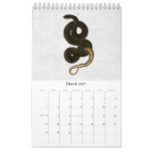 Schöne Vintage Schlangen Natur Kalender (Mär 2027)
