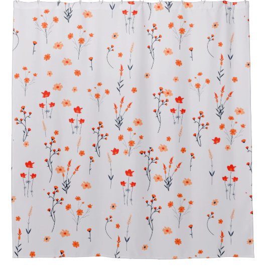 Schöne Vintage weiche Rose Duschvorhang (Vorderseite)