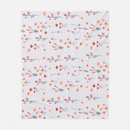 Schöne Vintage weiche Rose Fleecedecke (Vorderseite)