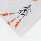 Schöne Vintage weiche Rose Fleecedecke (Ecke)