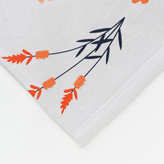 Schöne Vintage weiche Rose Fleecedecke (Ecke)