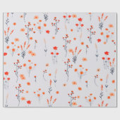 Schöne Vintage weiche Rose Geschenkpapier (Flach)