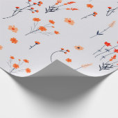 Schöne Vintage weiche Rose Geschenkpapier (Ecke)
