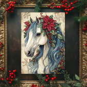 Schöne Vintage Weihnachtsfeier Feiertagskarte