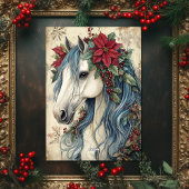 Schöne Vintage Weihnachtsfeier Feiertagskarte