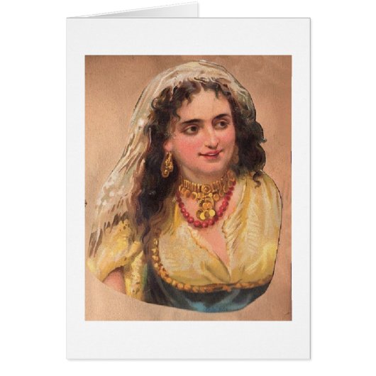Schöne Vintage-Zigeunerin, (Vorne)