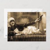 Schöne ! Vintages französisches Risiko Postkarte (Vorne/Hinten)