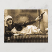 Schöne ! Vintages französisches Risiko Postkarte (Vorderseite)