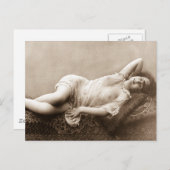 Schöne ! Vintages französisches Risiko Postkarte (Vorne/Hinten)