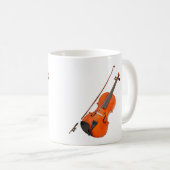 Schöne Viola-Musikinstrument Kaffeetasse (VorderseiteRechts)