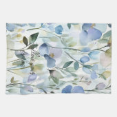 Schöne violette Blumen Brautdusche Geschirrtuch (Horizontal)