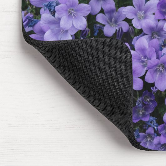 Schöne violette Blumen Mäuse Mat Mousepad (Ecke)