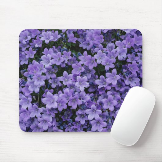 Schöne violette Blumen Mäuse Mat Mousepad (Mit Mouse)
