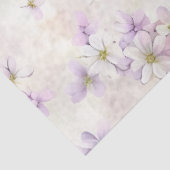 Schöne violette Blumen Seidenpapier (Ausschnitt)