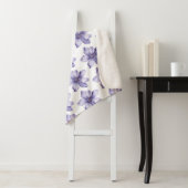Schöne violette Blumen Sherpadecke (Beispiel)