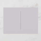 Schöne violette Lavendelblumen denken an Sie Postkarte (Rückseite)