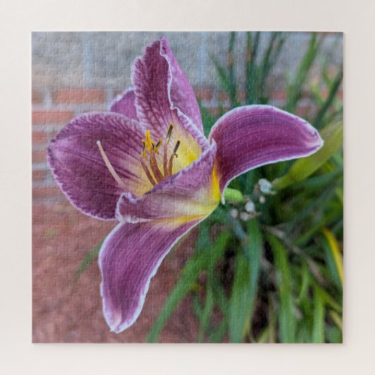 Schöne violette Taglilien-Jigsaw-Puzzle Puzzle (Vertikal)