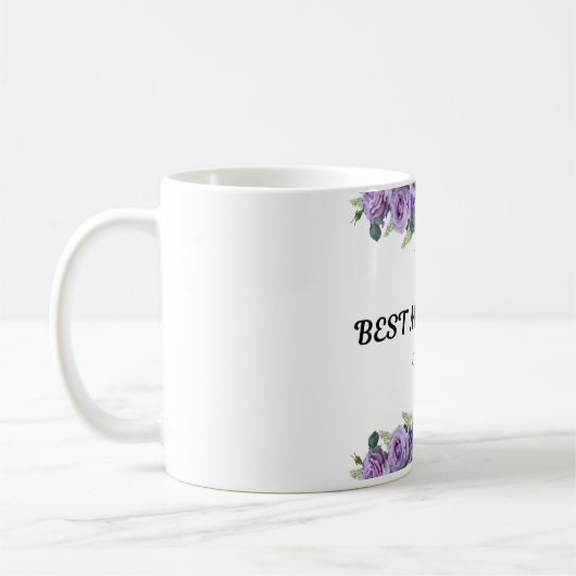 Schöne violette Tasse für die Mama (Links)