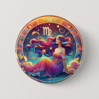 Schöne Virgo Frau | Horoskop Button