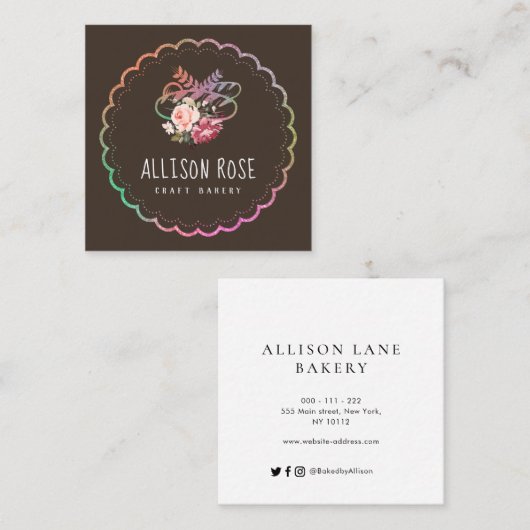 Schöne Visitenkarte (Vorne/Hinten)