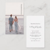 Schöne Visitenkarte für Hochzeitsfotografen (Vorne/Hinten)