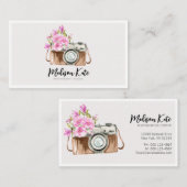 Schöne Visitenkarten für Aquarellkamera Visitenkarte (Vorne/Hinten)