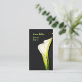 Schöne Visitenkarten für Calla lis Visitenkarte (Stehend Vorderseite)