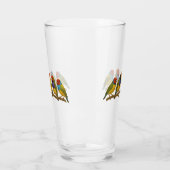 Schöne Vögel auf dem Ast Glas (Links)
