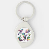Schöne Vögel für Vogelliebhaber Schlüsselanhänger (Vorderseite)