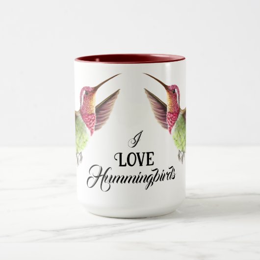 Schöne Vögel im Flug Tasse (Zentrum)