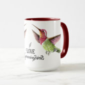 Schöne Vögel im Flug Tasse (VorderseiteRechts)