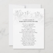 Schöne Vögel in Bäumen Vielen Dank Sympathie Karte (Rückseite)