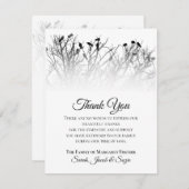 Schöne Vögel in Bäumen Vielen Dank Sympathie Karte (Vorne/Hinten)