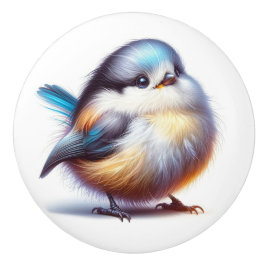 Schöne Vögel Keramikknauf