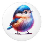 Schöne Vögel Keramikknauf (Vorderseite)