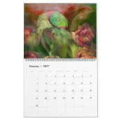 Schöne Vögel Kunst Kalender (Feb 2027)