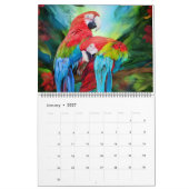 Schöne Vögel Kunst Kalender (Jan 2027)