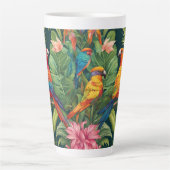Schöne Vögel Milchtasse (Vorderseite)