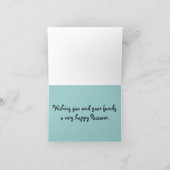 Schöne Vögel Passahfest-Karte Karte (Innenseite)