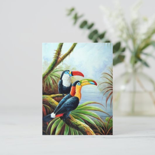 Schöne Vögel Postkarten 02 (Stehend Vorderseite)