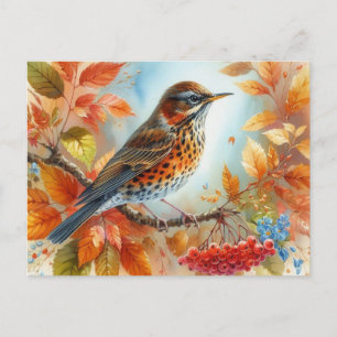 Schöne Vögel Sommerlandschaft 9 Postkarte
