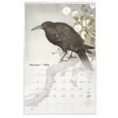 Schöne Vögel von Ohara Koson, japanischer Künstler Kalender (Feb 2026)