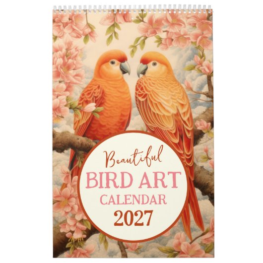 Schöne Vogelkunst 2026 Kalender (Titelbild)