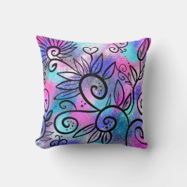 Schöne Vogelkunst Kissen