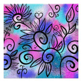 Schöne Vogelkunst Poster (Vorderseite)