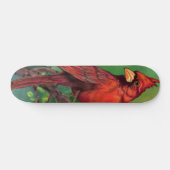 Schöne Vogelmalerei auf dem Nordroten Kardinal - Skateboard (Horizontal)