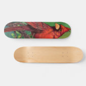 Schöne Vogelmalerei auf dem Nordroten Kardinal - Skateboard (Horizontal)