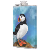 Schöne Vogelmalerei Flachmann (Links)