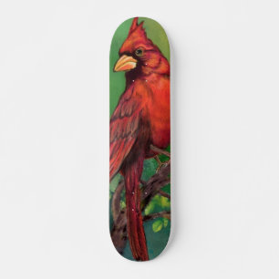Schöne Vogelmalerei im Nordrot-Kardinal - Skateboard